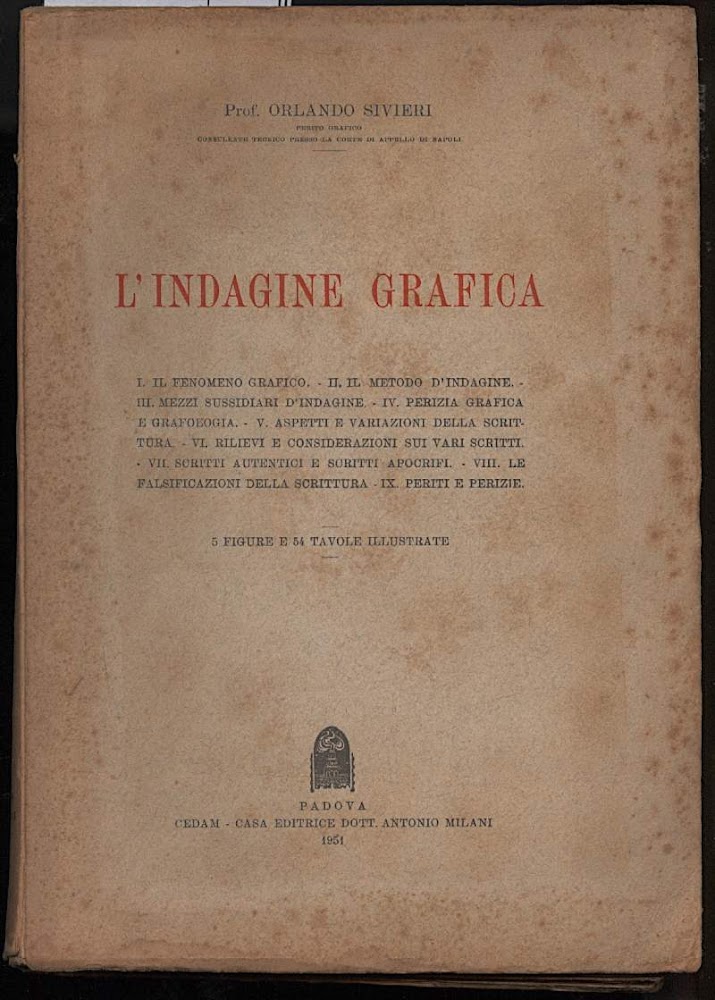L'INDAGINE GRAFICA