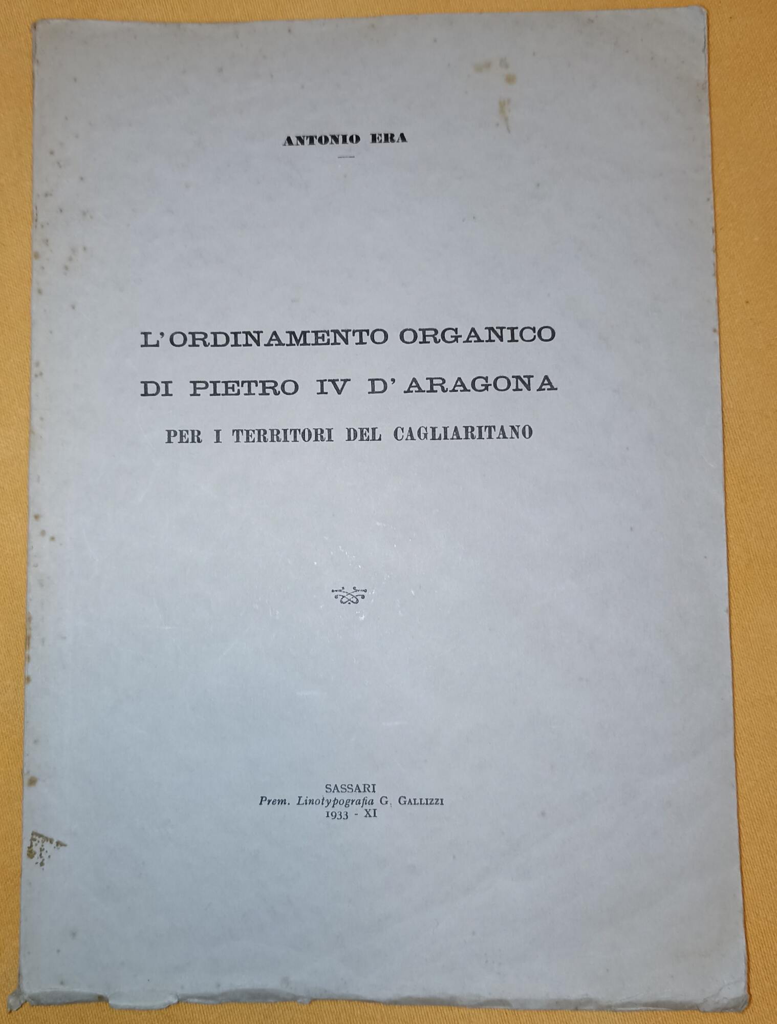 L'ordinamento organico di Pietro IV d'Araragona per i territori del …