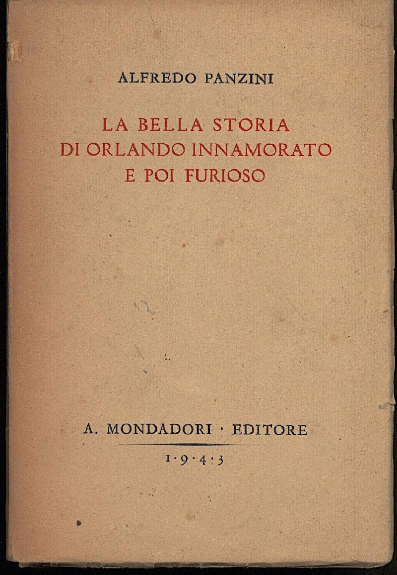 LA BELLA STORIA DI ORLANDO INNAMORATO E POI FURIOSO