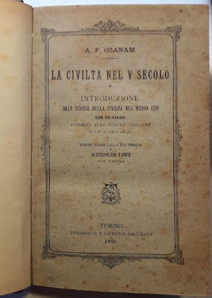 LA CIVILTA' DEL V SECOLO-INTRODUZIONE ALLA STORIA DELLA CIVILTA' NEL …