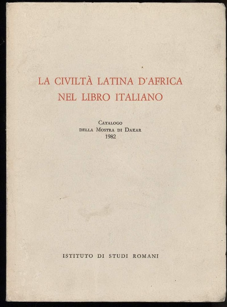 LA CIVILTA LATINA D'AFRICA NEL LIBRO ITALIANO