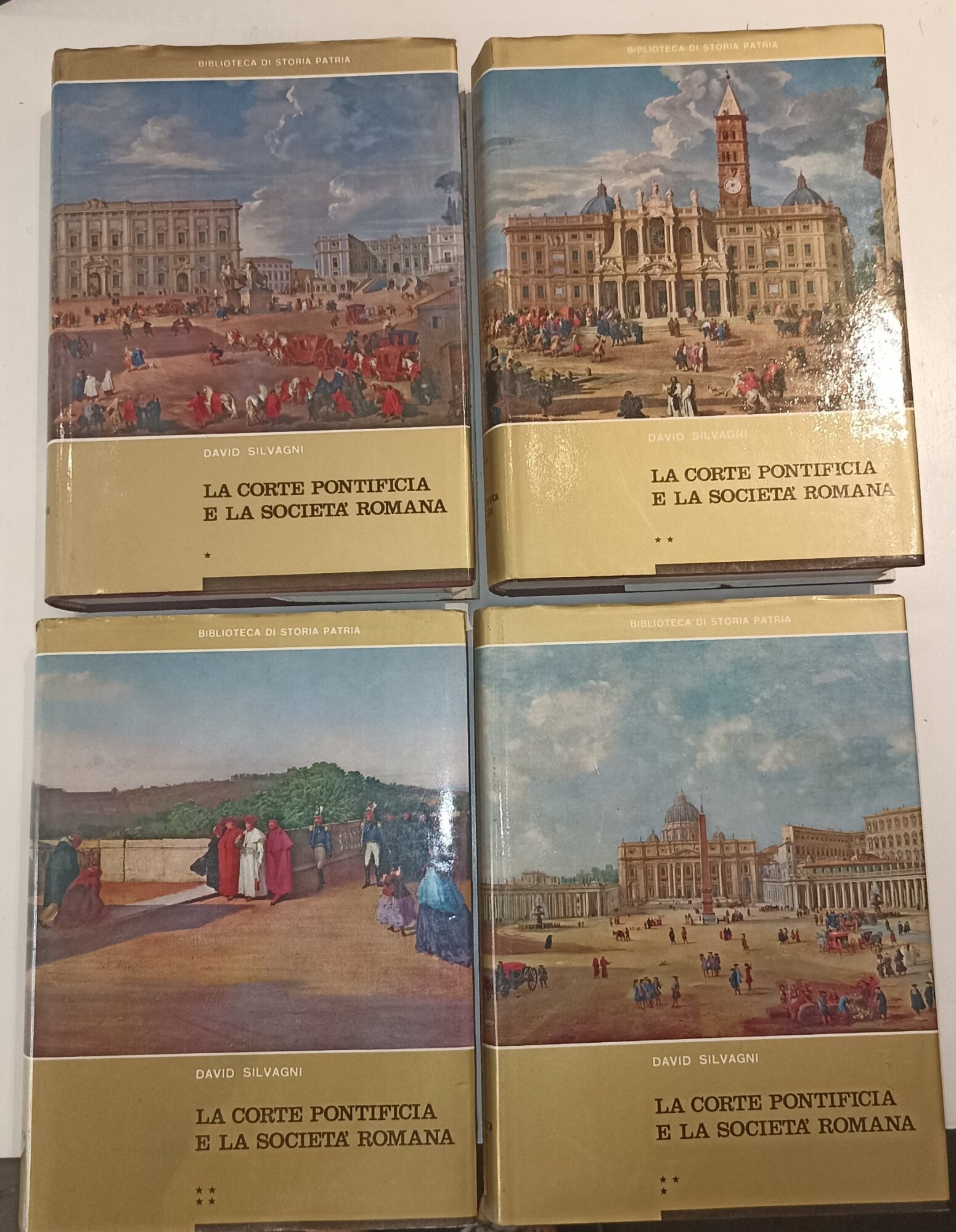 La corte potificia e la società romana -4 voll.