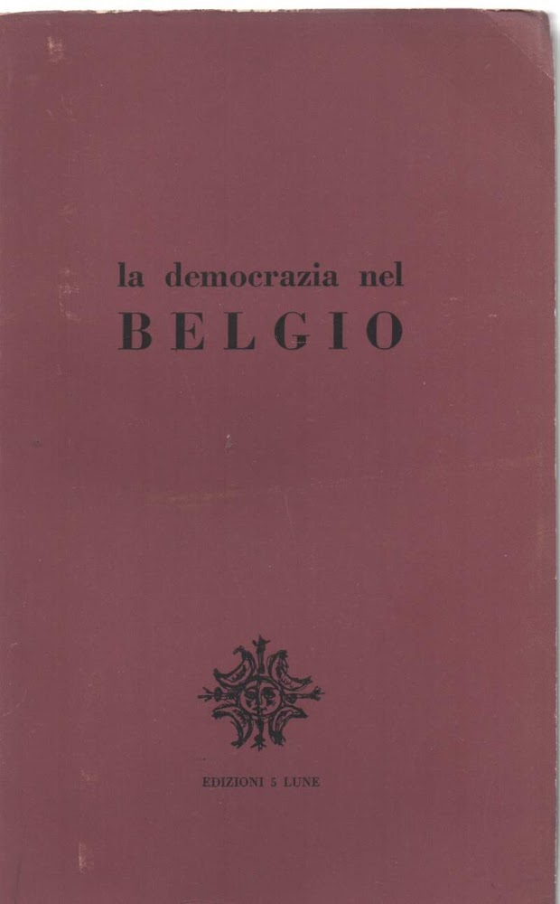 LA DEMOCRAZIA NEL BELGIO ( 1955 )