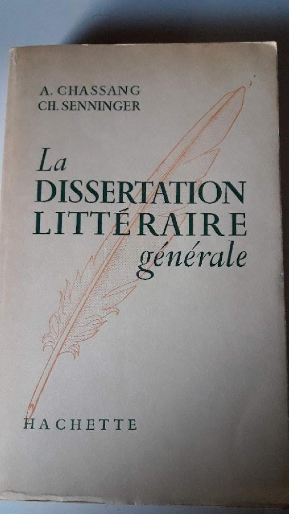LA DISSERTATION LITTERAIRE GENERAL(1955)