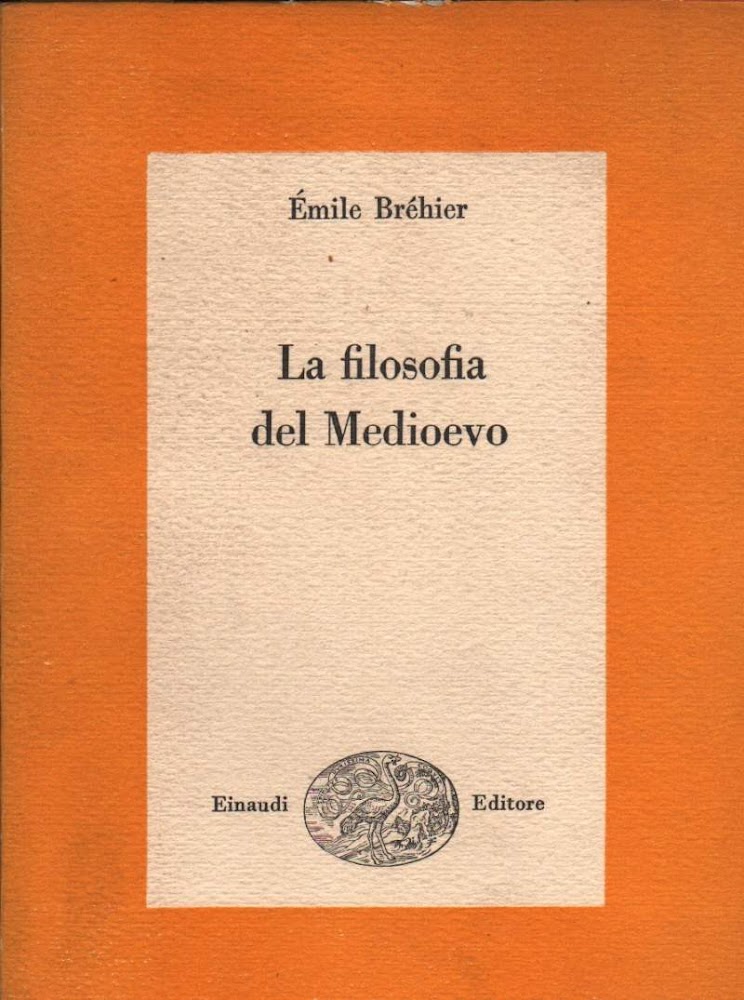 LA FILOSOFIA DEL MEDIOEVO (1952)