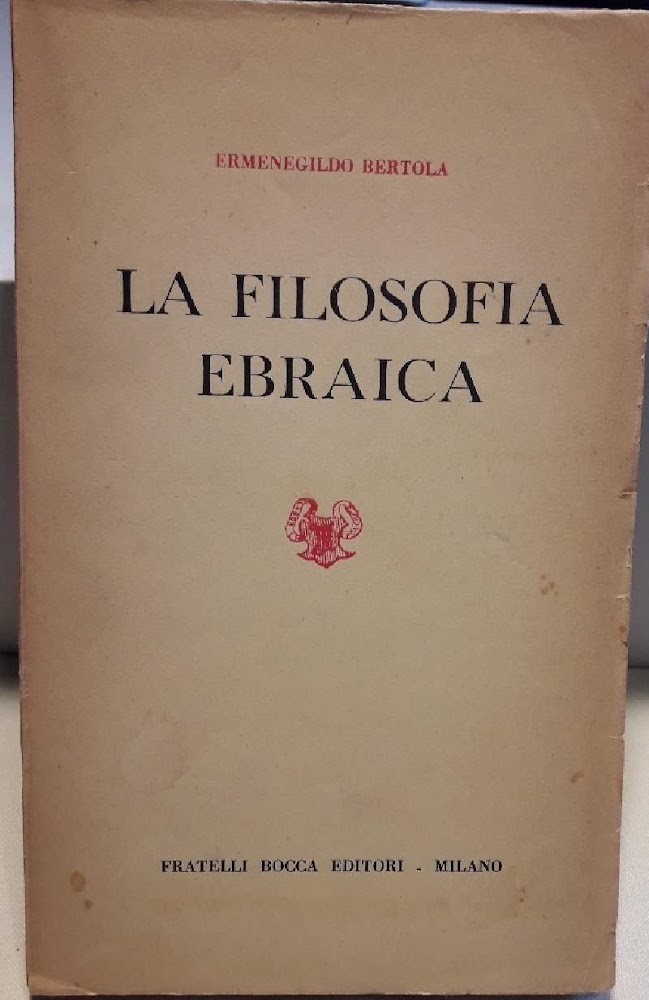 LA FILOSOFIA EBRAICA( 1947)