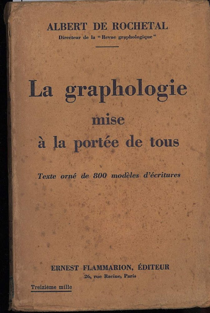 LA GRAPHOLOGIE MISE A LA PORTEE DE TOURS
