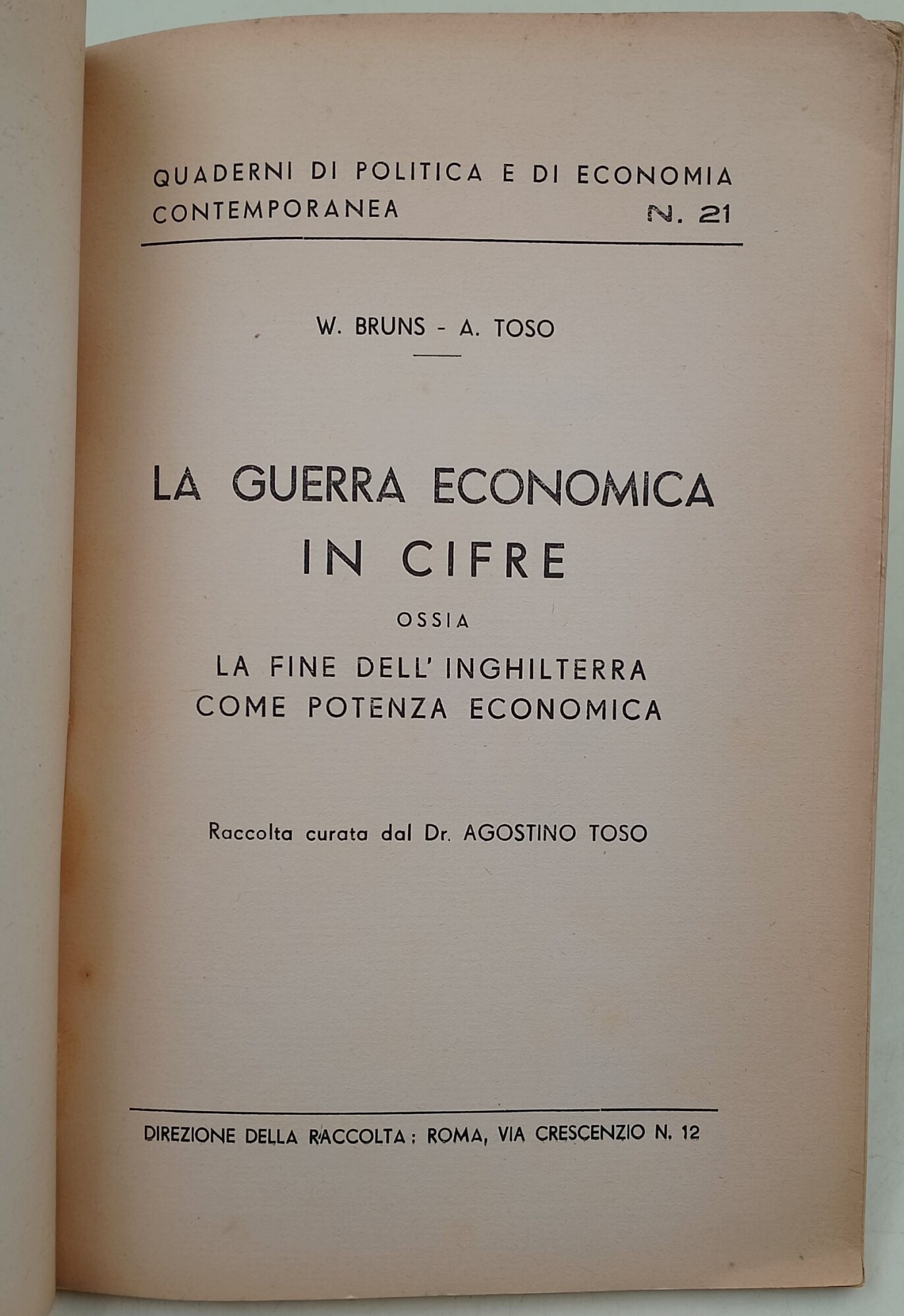La guerra economica in cifre ossia la fine dell'Inghilterra come …