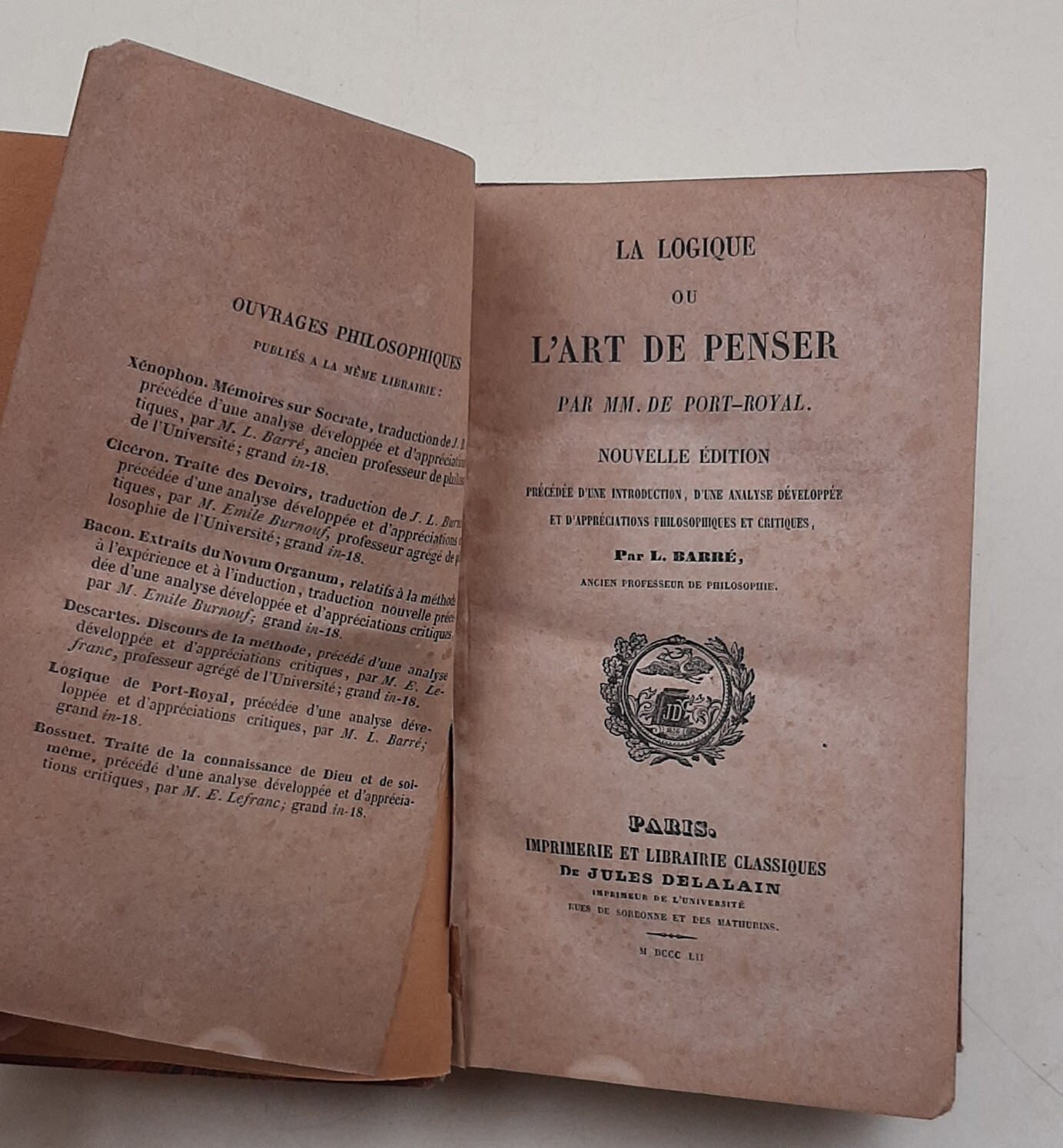 La logique ou l'art de penser par MM. De Port …