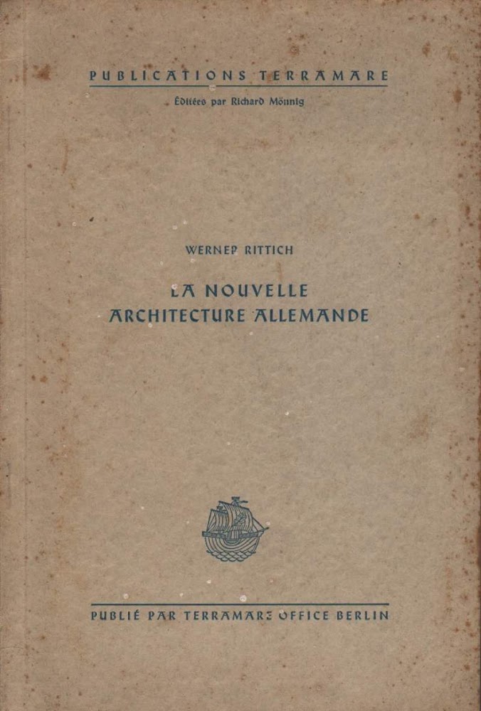 LA NOUVELLE ARCHITECTURE ALLEMANDE (1941)