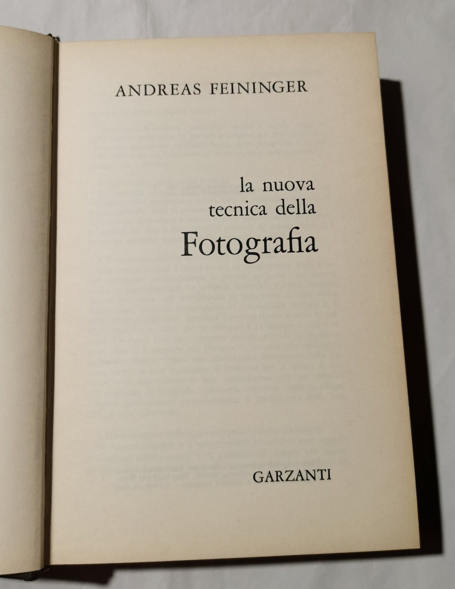 La nuova tecnica della fotografia