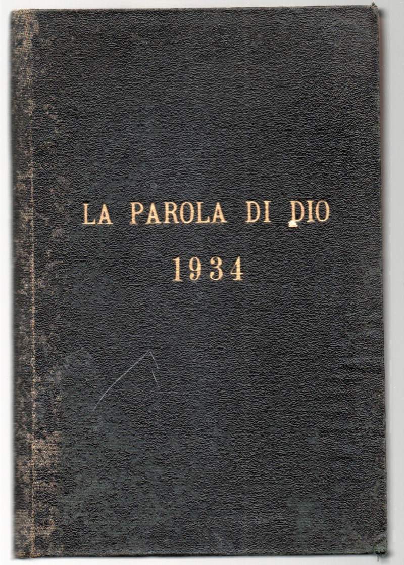 LA PAROLA DI DIO - FOGLIETTI DOMENICALI (1934)