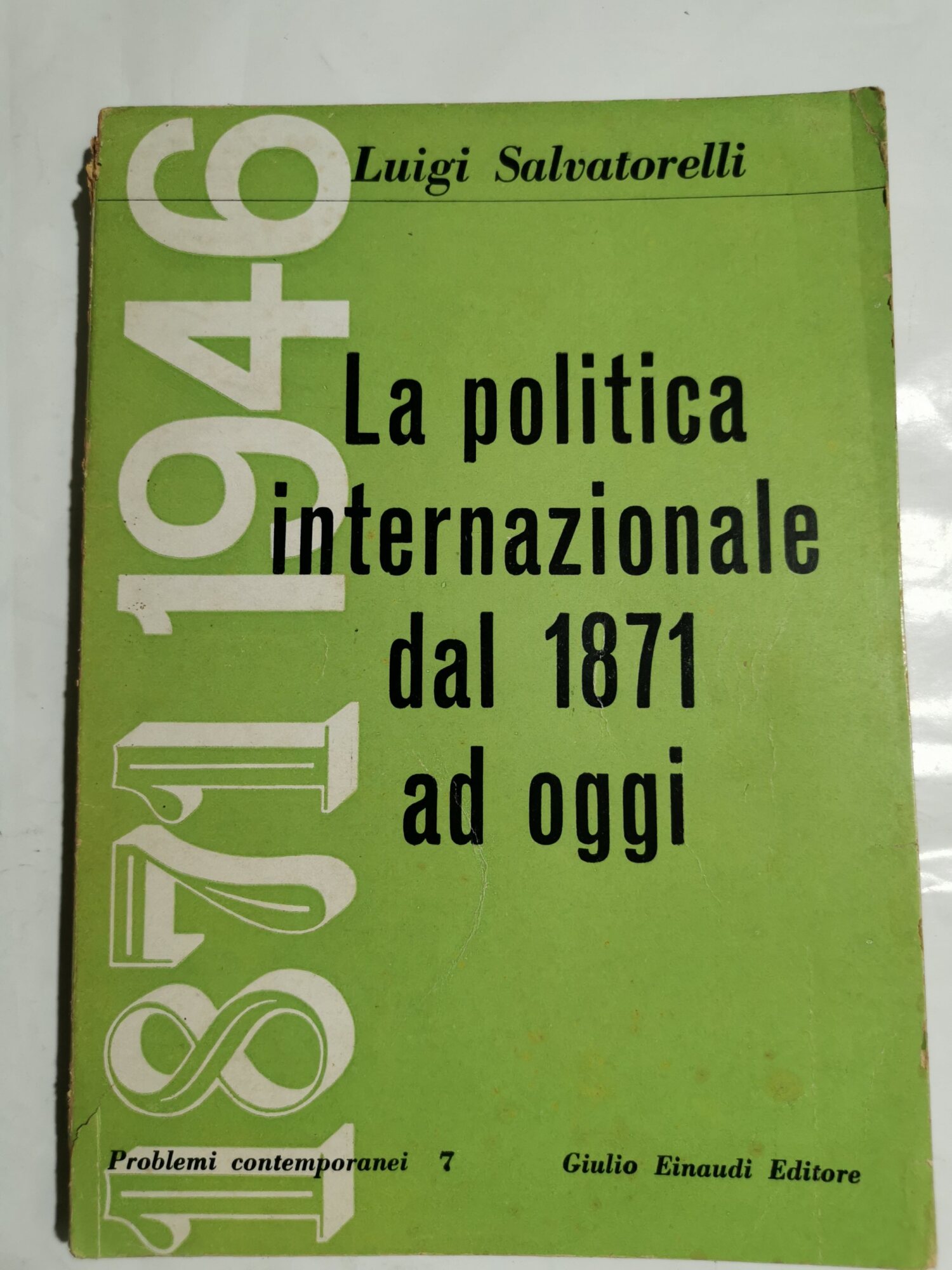 La politica internazionale dal 1871 ad oggi