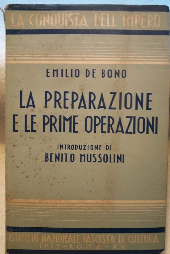 LA PREPARAZIONE E LE PRIME OPERAZIONI(1937)
