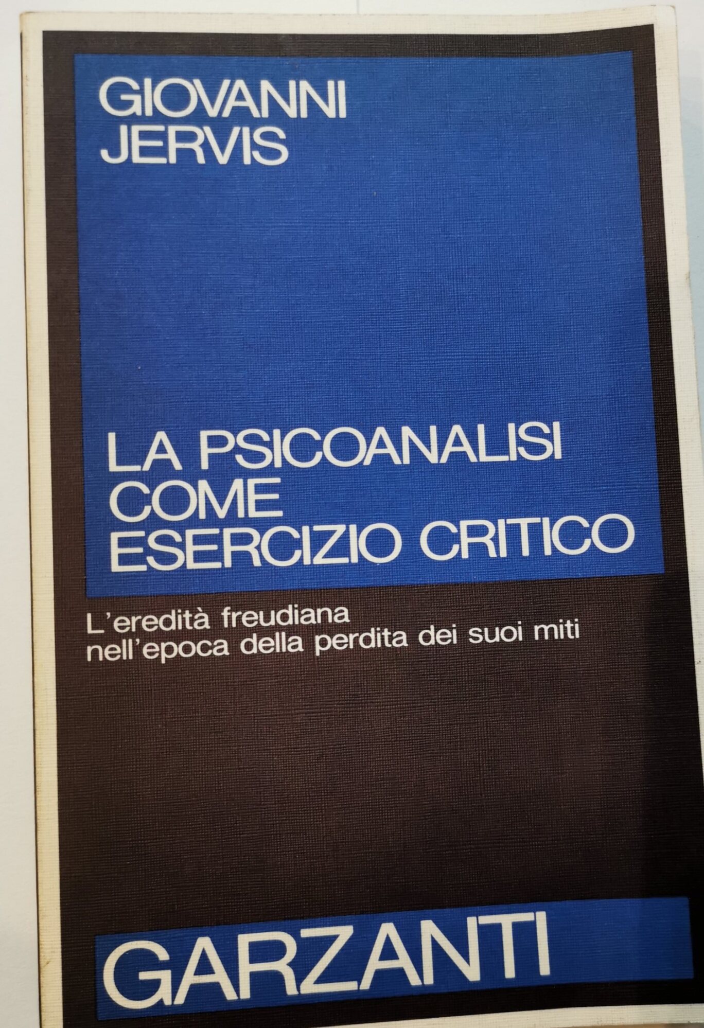 La psicoanalisi come esercizio critico