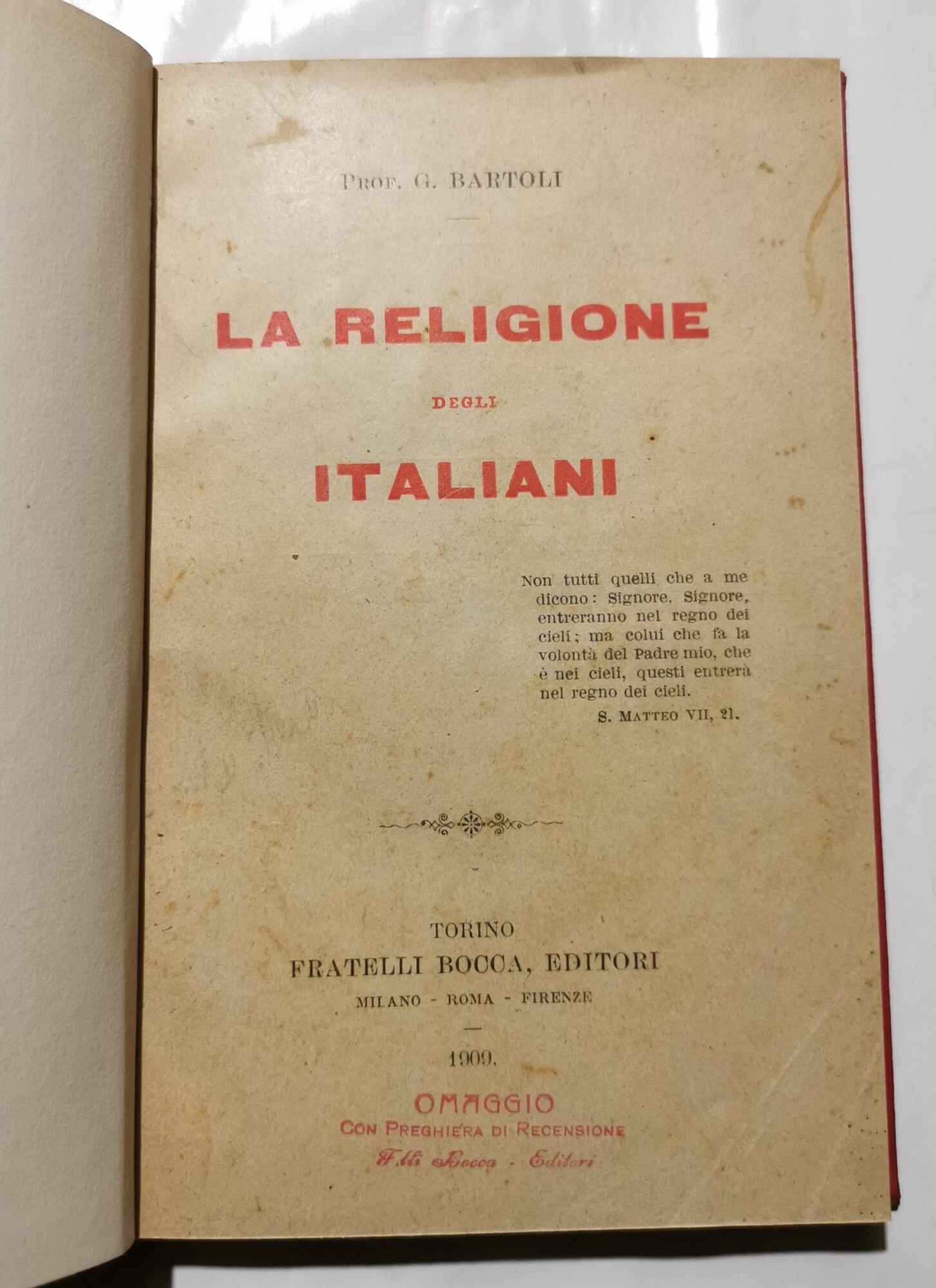 La religione degli italiani