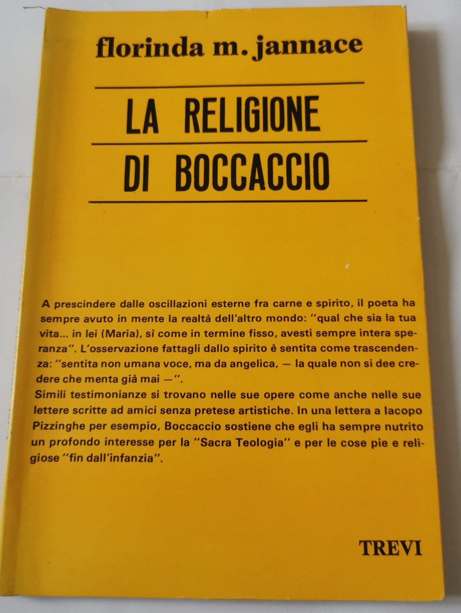 La religione di Boccaccio