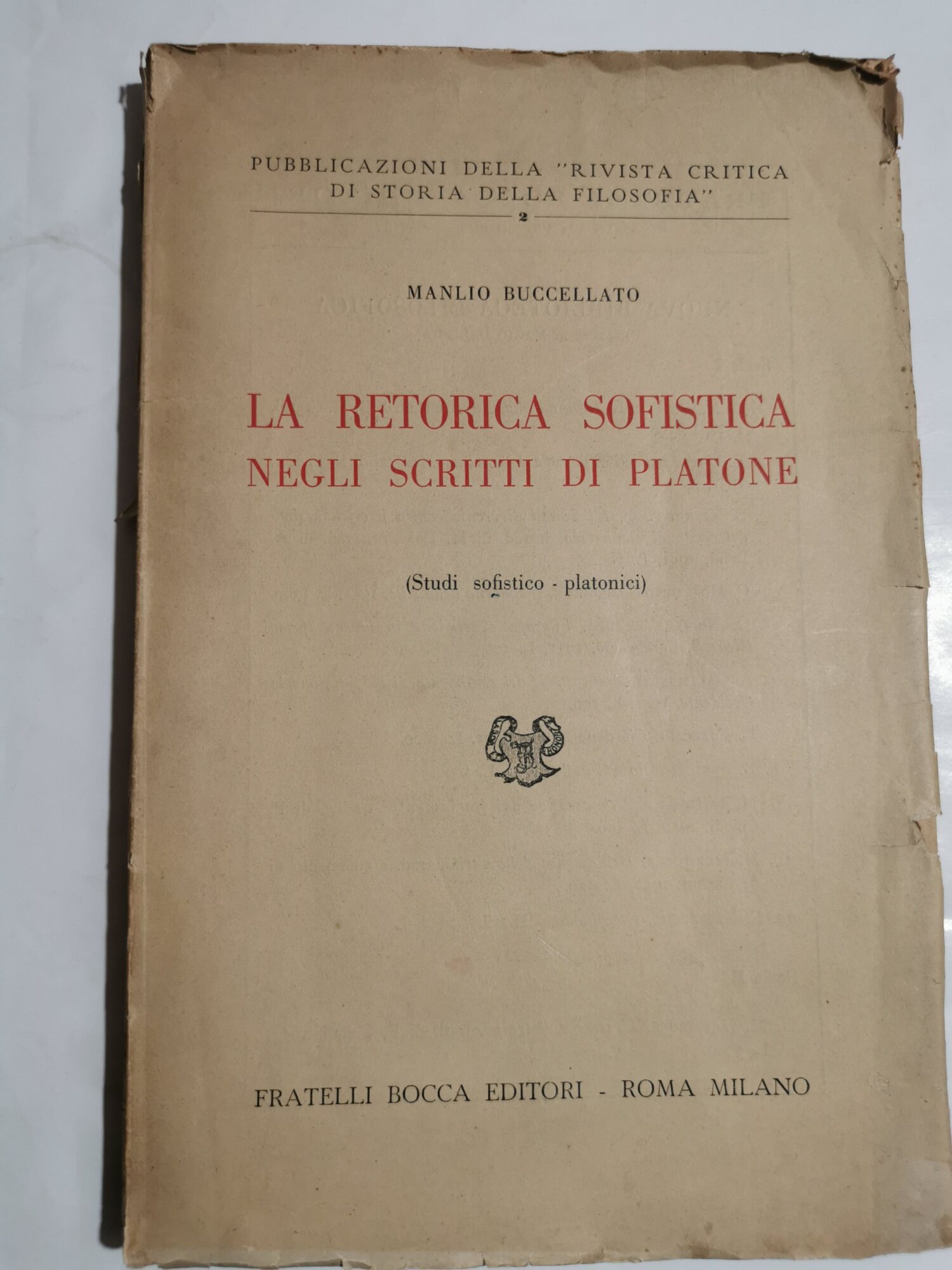 La retorica sofistica negli scritti di Platone