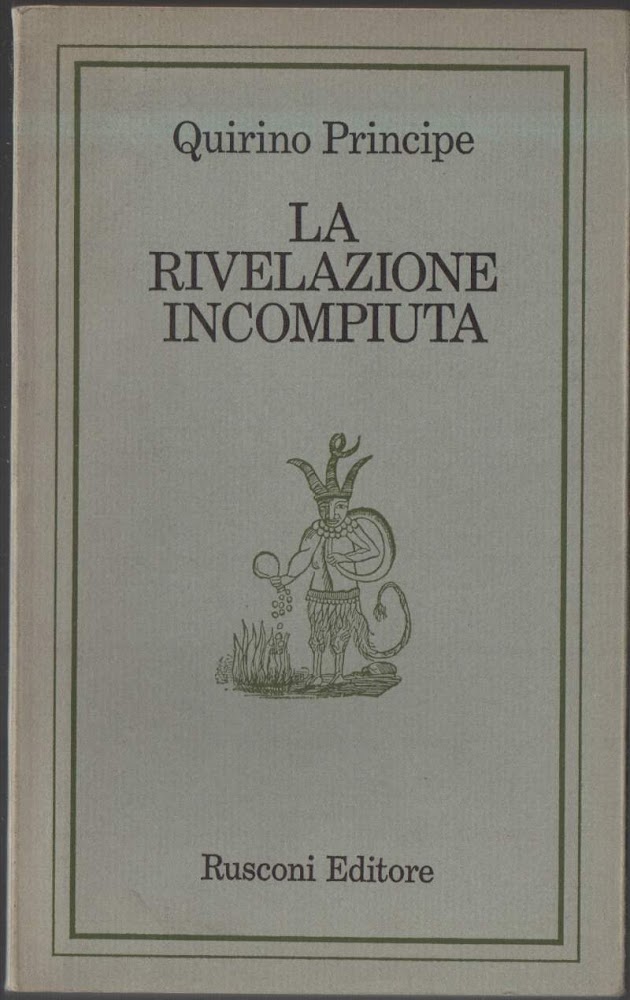 LA RIVELAZIONE INCOMPIUTA (1974)