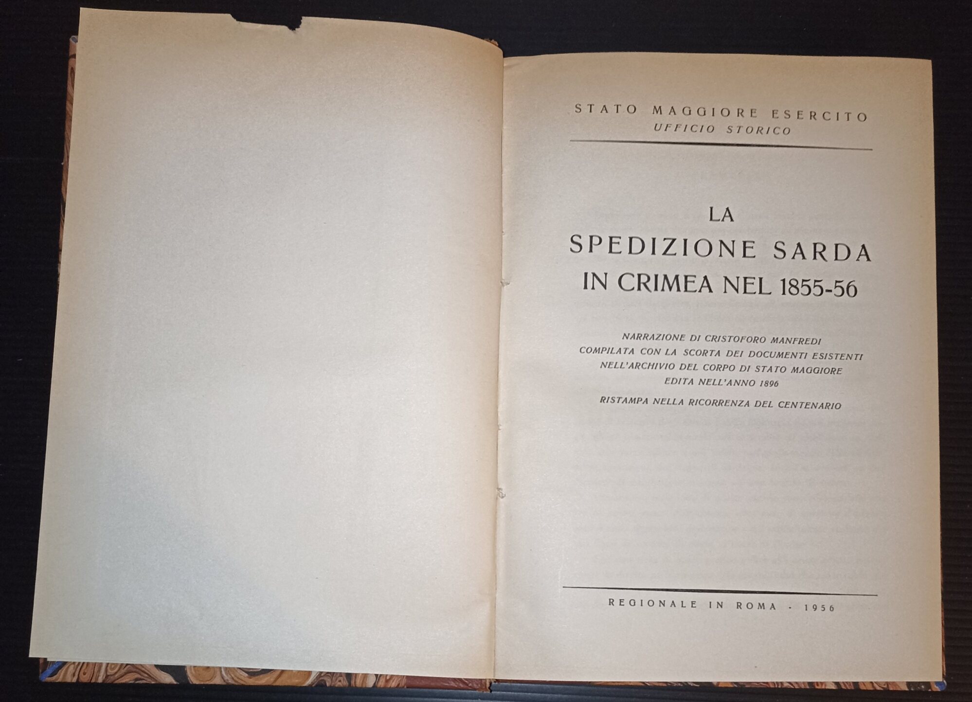La spedizione sarda in Crimea nel 1855 - 56