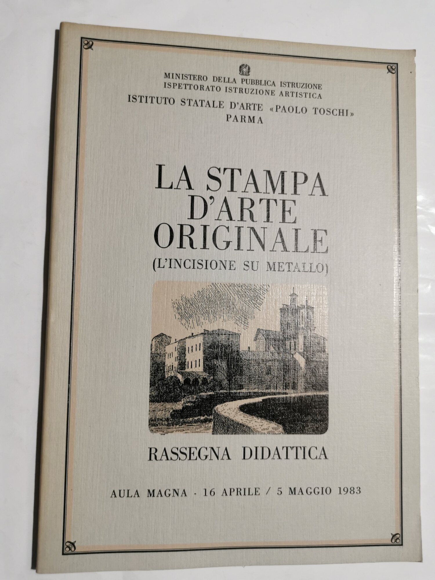 La stampa d'arte originale ( L'incisione su metallo )