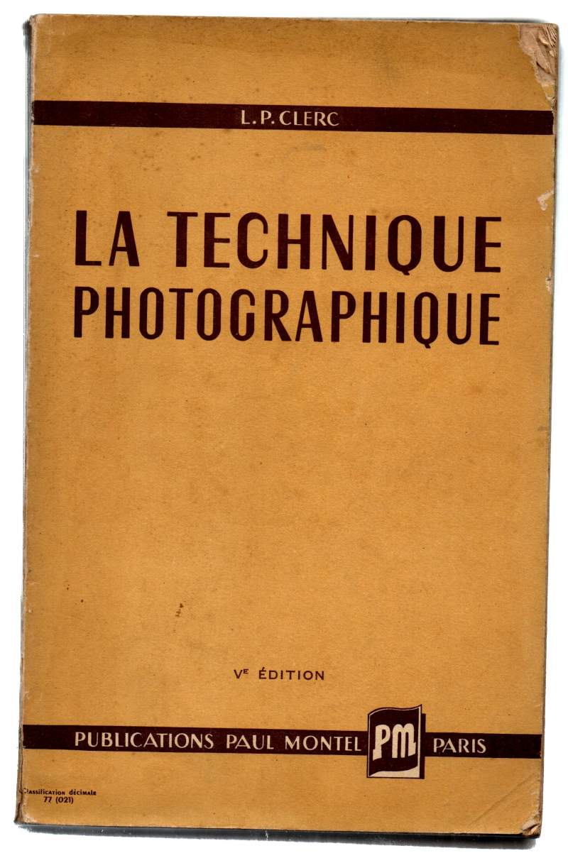 LA TECHNIQUE PHOTOGRAPHIQUE