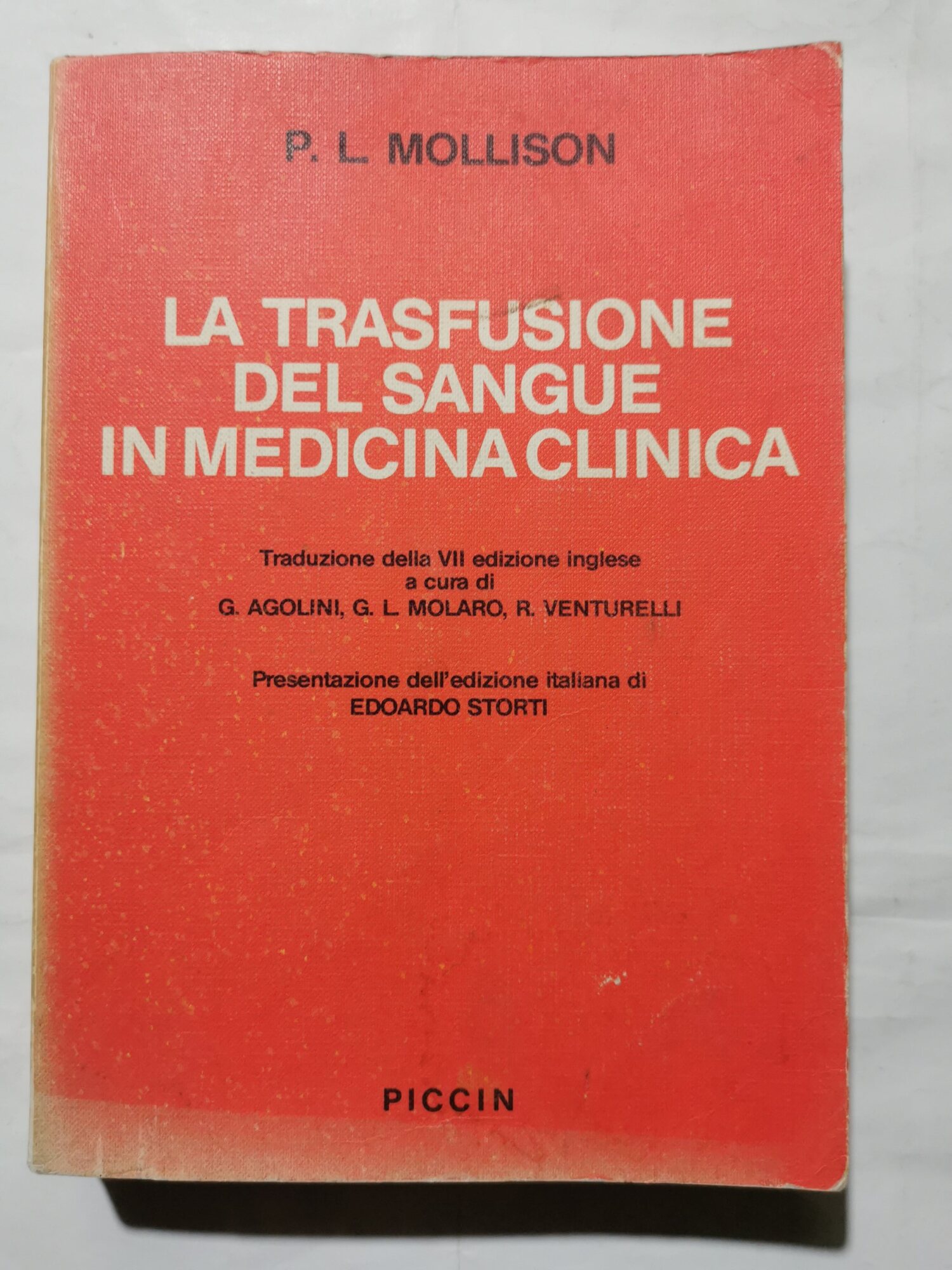 La trasfusione del sangue in medicina clinica