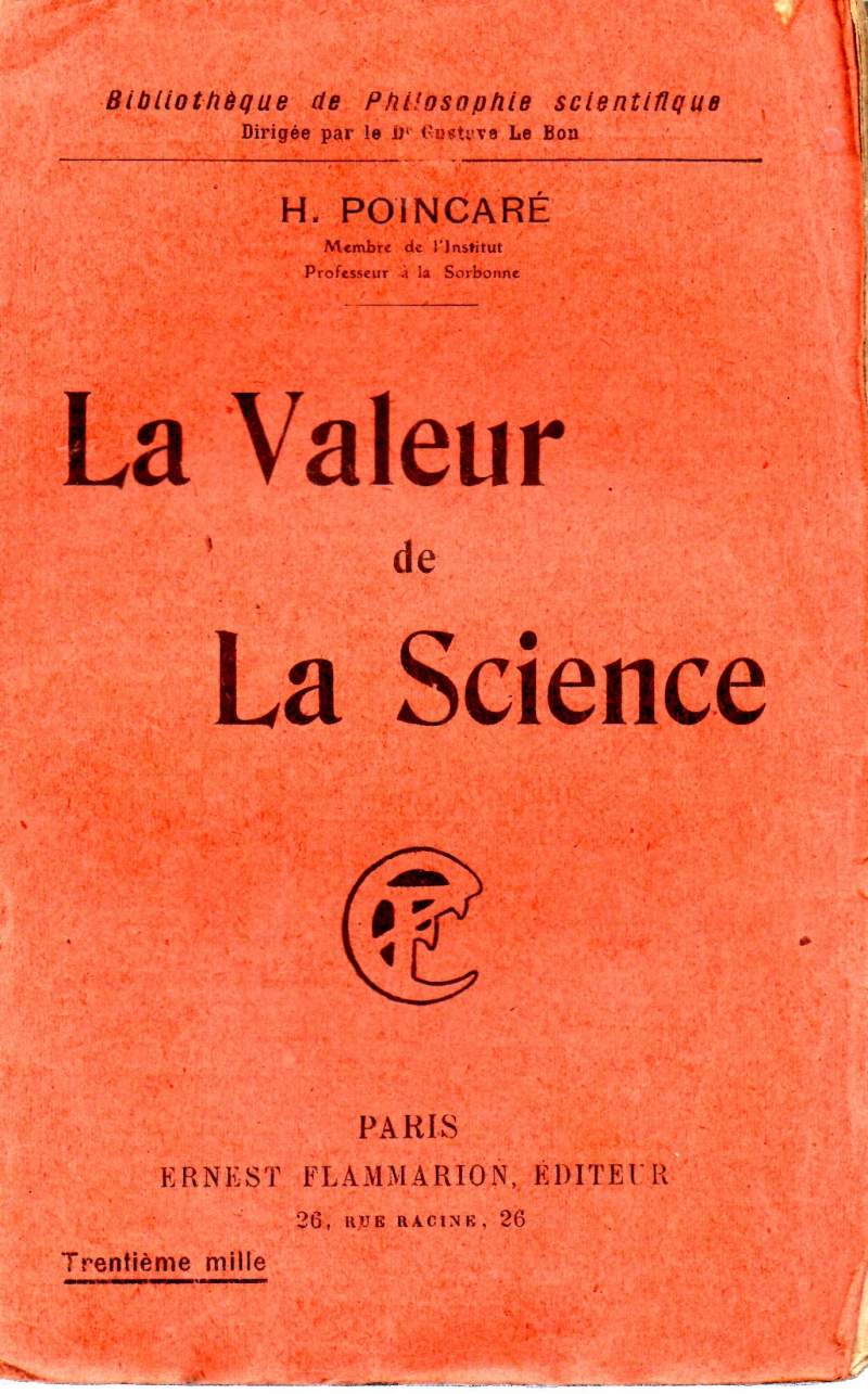 LA VALEUR DE LA SCIENCE