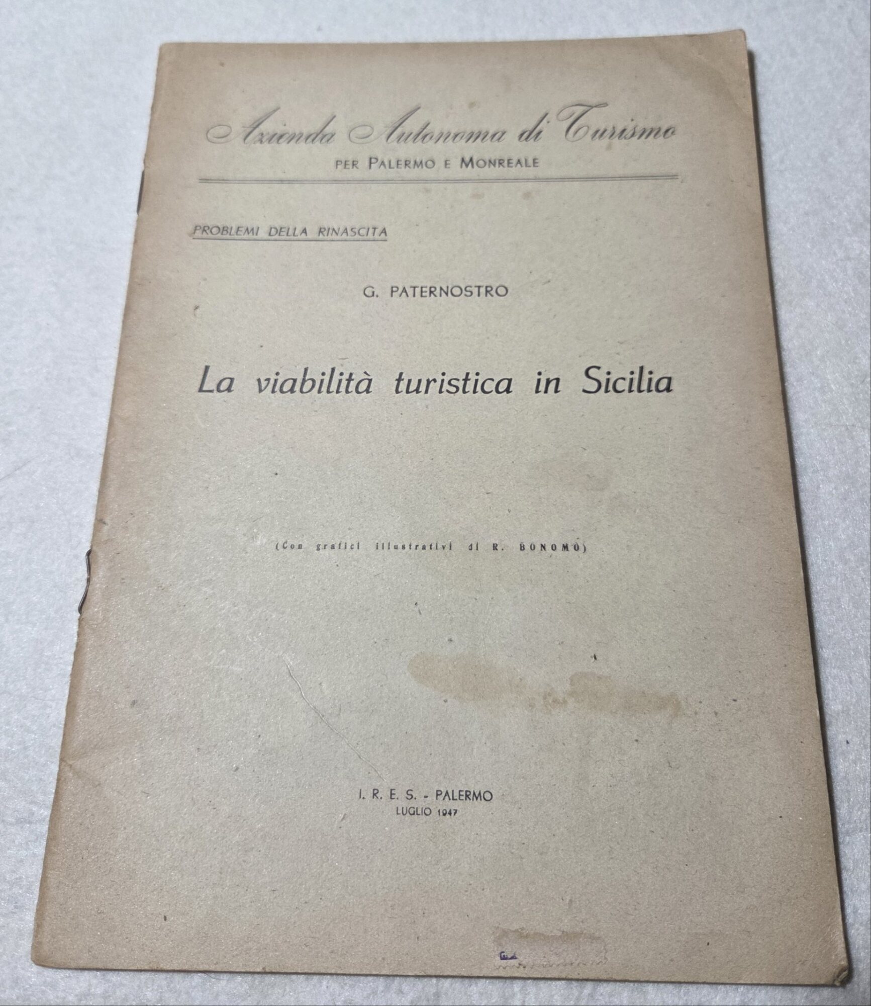 La viabilita'turistica in Sicilia