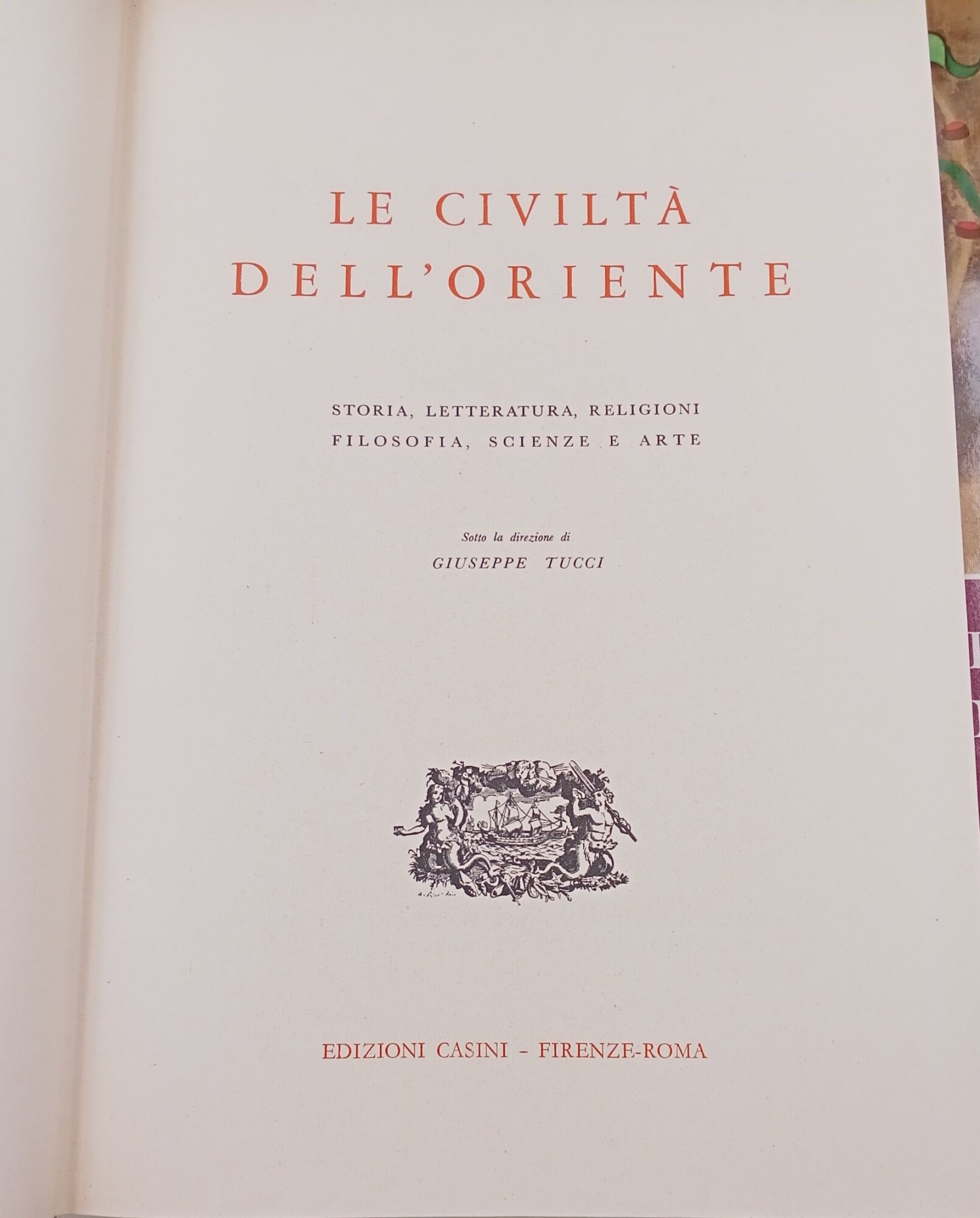 Le civilta' dell'oriente-storia, letteratura, scienze e arte- 4 voll.