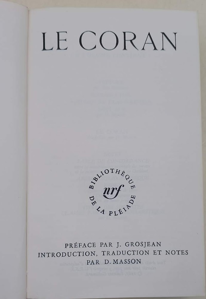 LE CORAN( 1967)