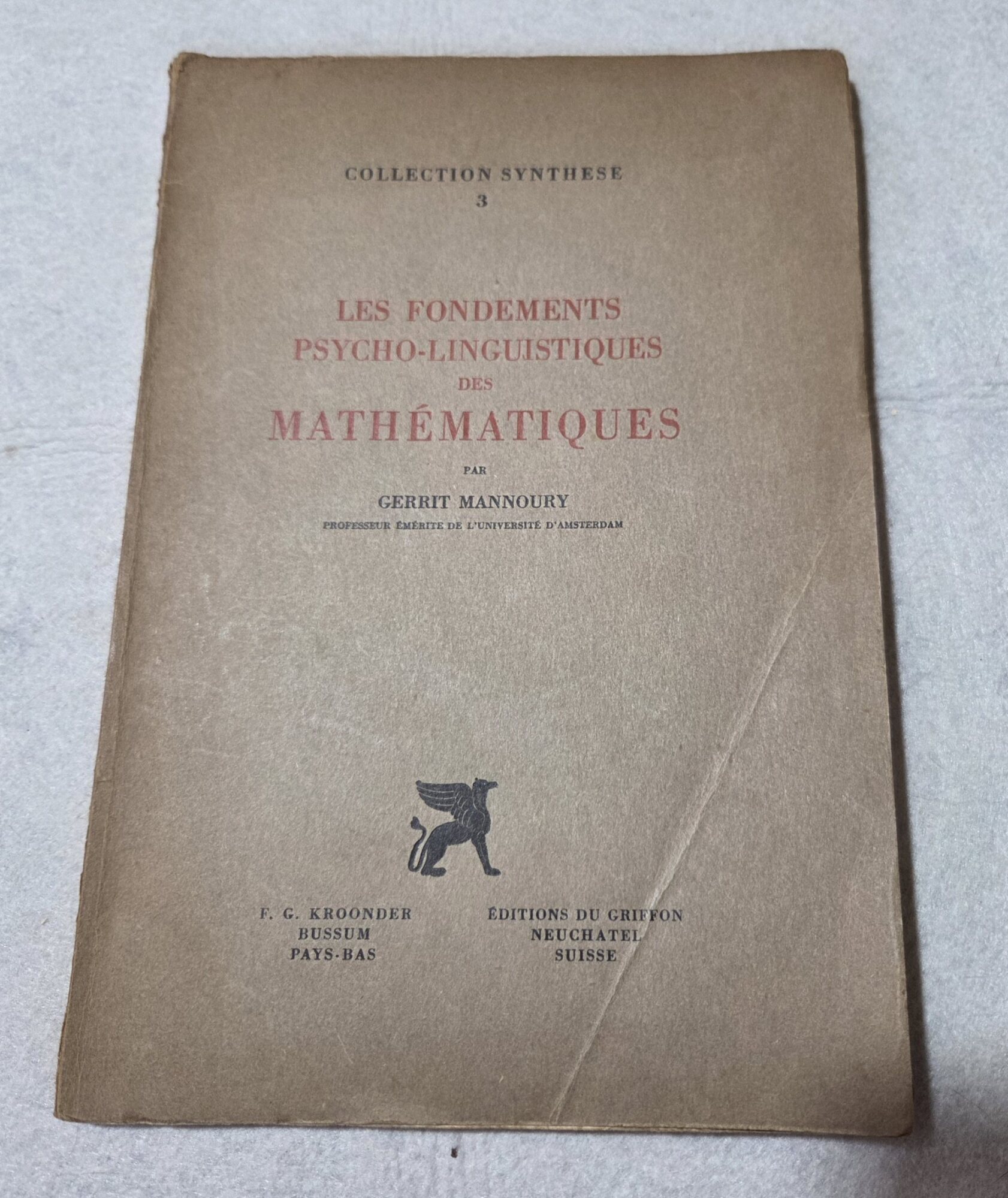 Les fondements psycho-linguistiques des Mathematiques