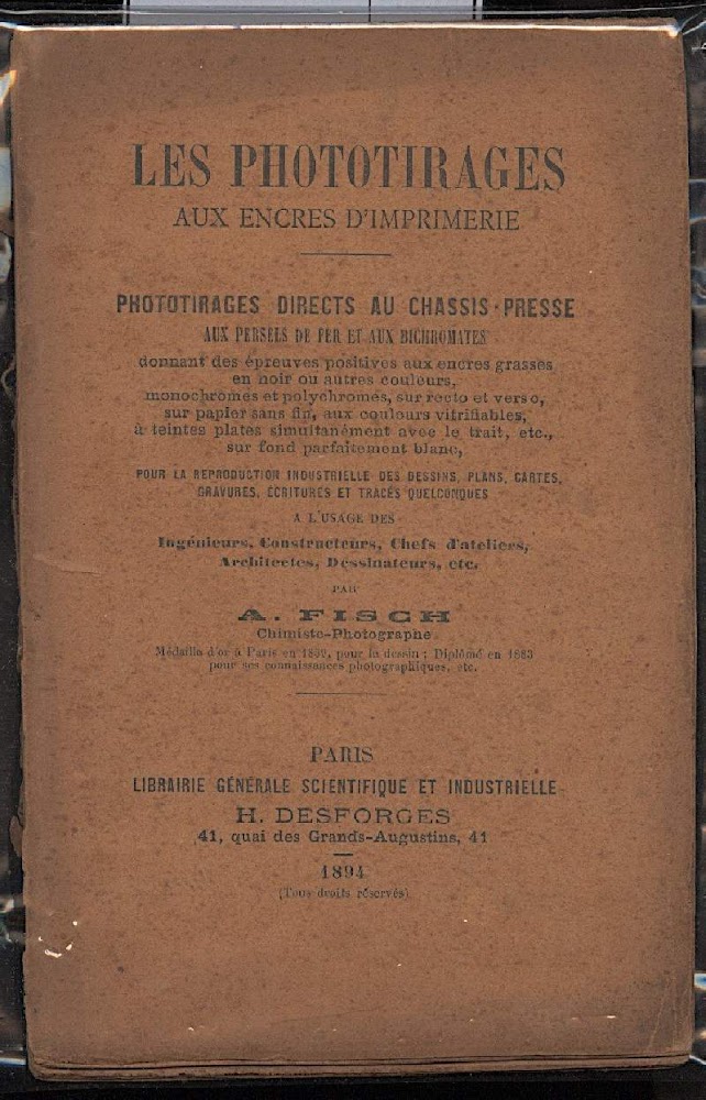 LES PHOTOTIRAGES AUX ENCRES D'IMPRIMERIE