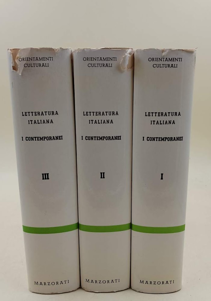 LETTERATURA ITALIANA- I CONTEMPORANEI-VOLL. I,II,III (1973)