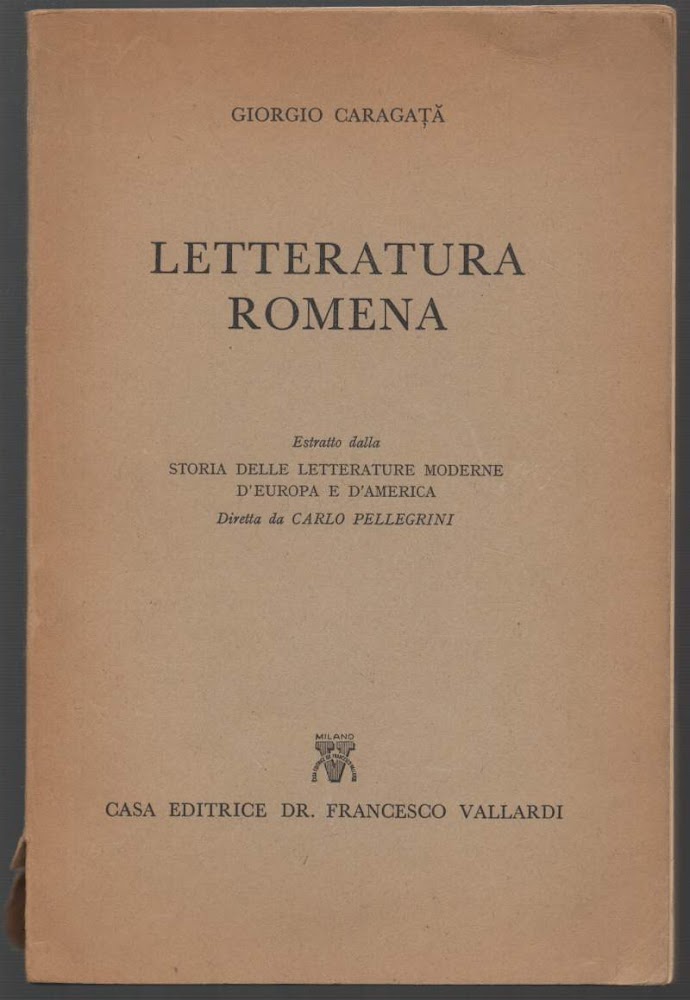 LETTERATURA ROMENA (1959)