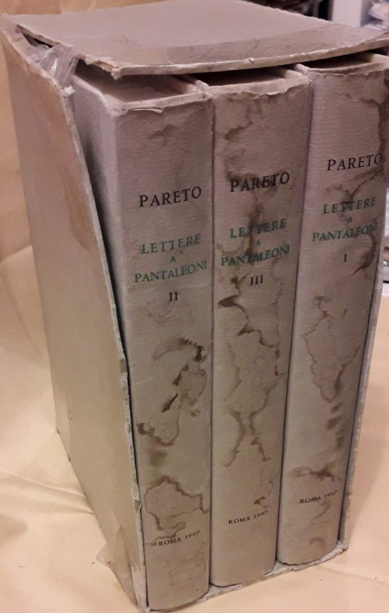 LETTERE A MAFFEO PANTALEONI 1890-1923 3 voll. (1960)