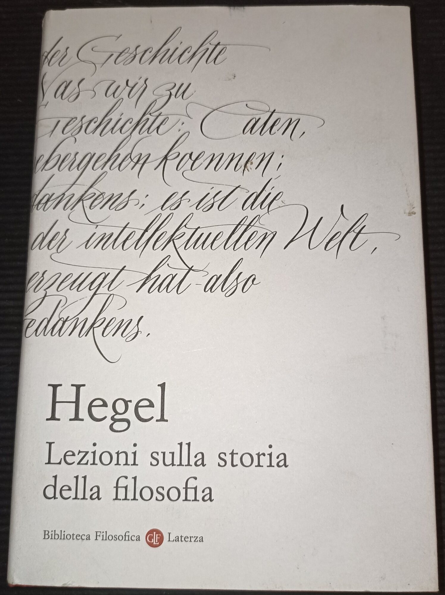 Lezioni sulla storia della filosofia