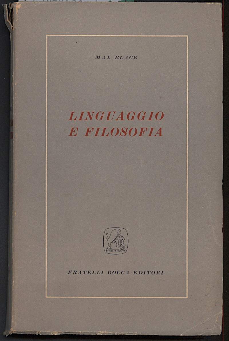 LINGUAGGIO E FILOSOFIA-Studi metodologici