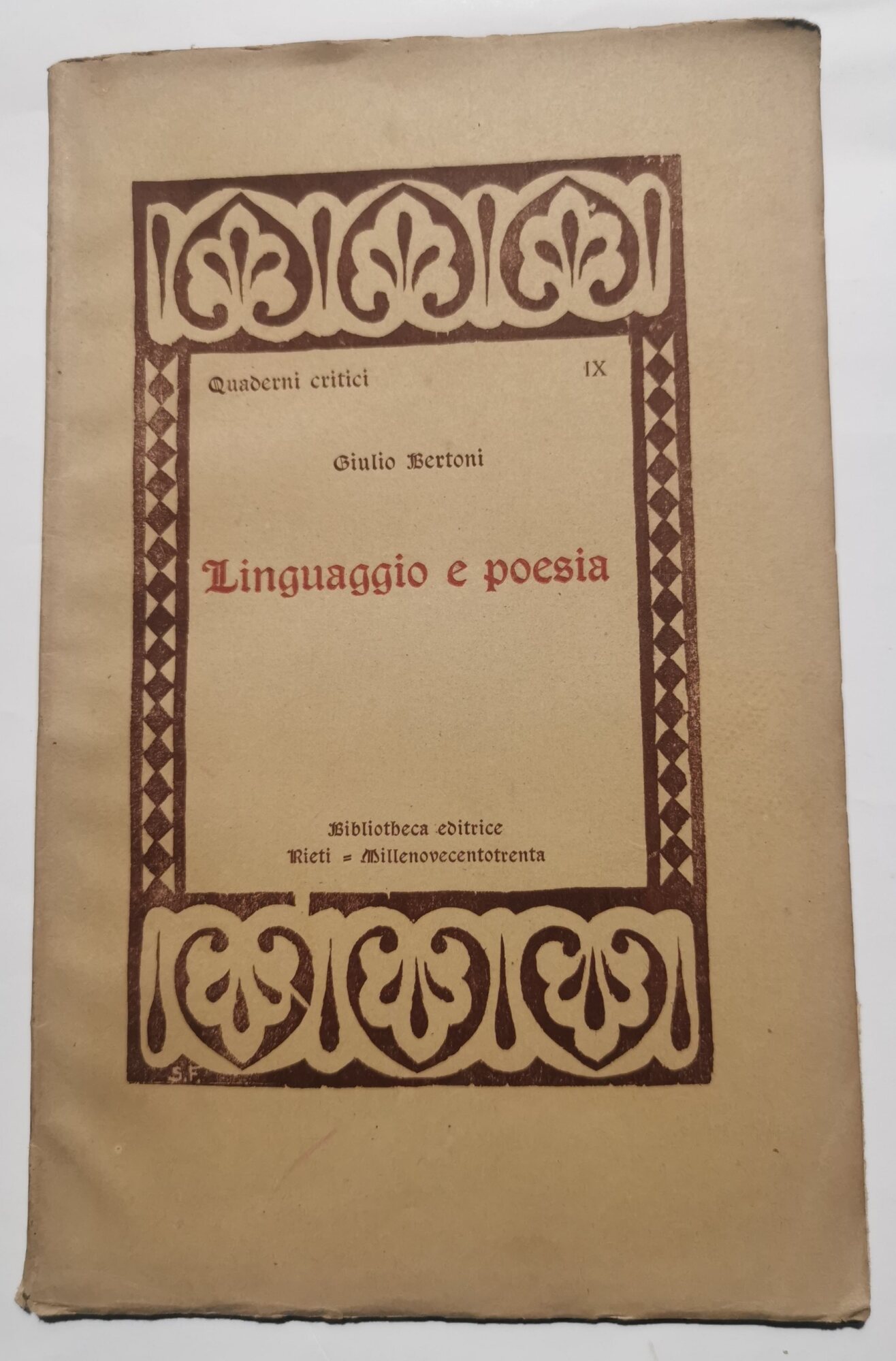 Linguaggio e poesia