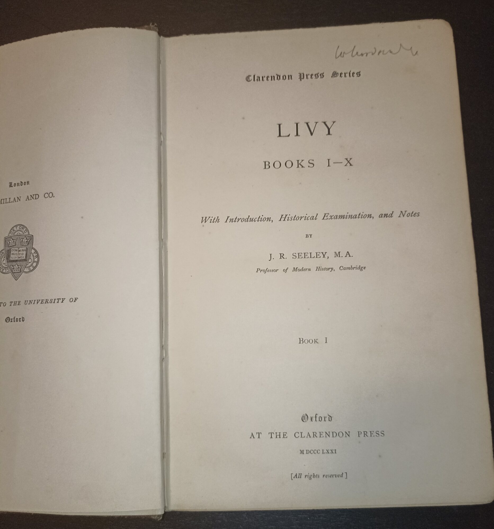 Livy books I