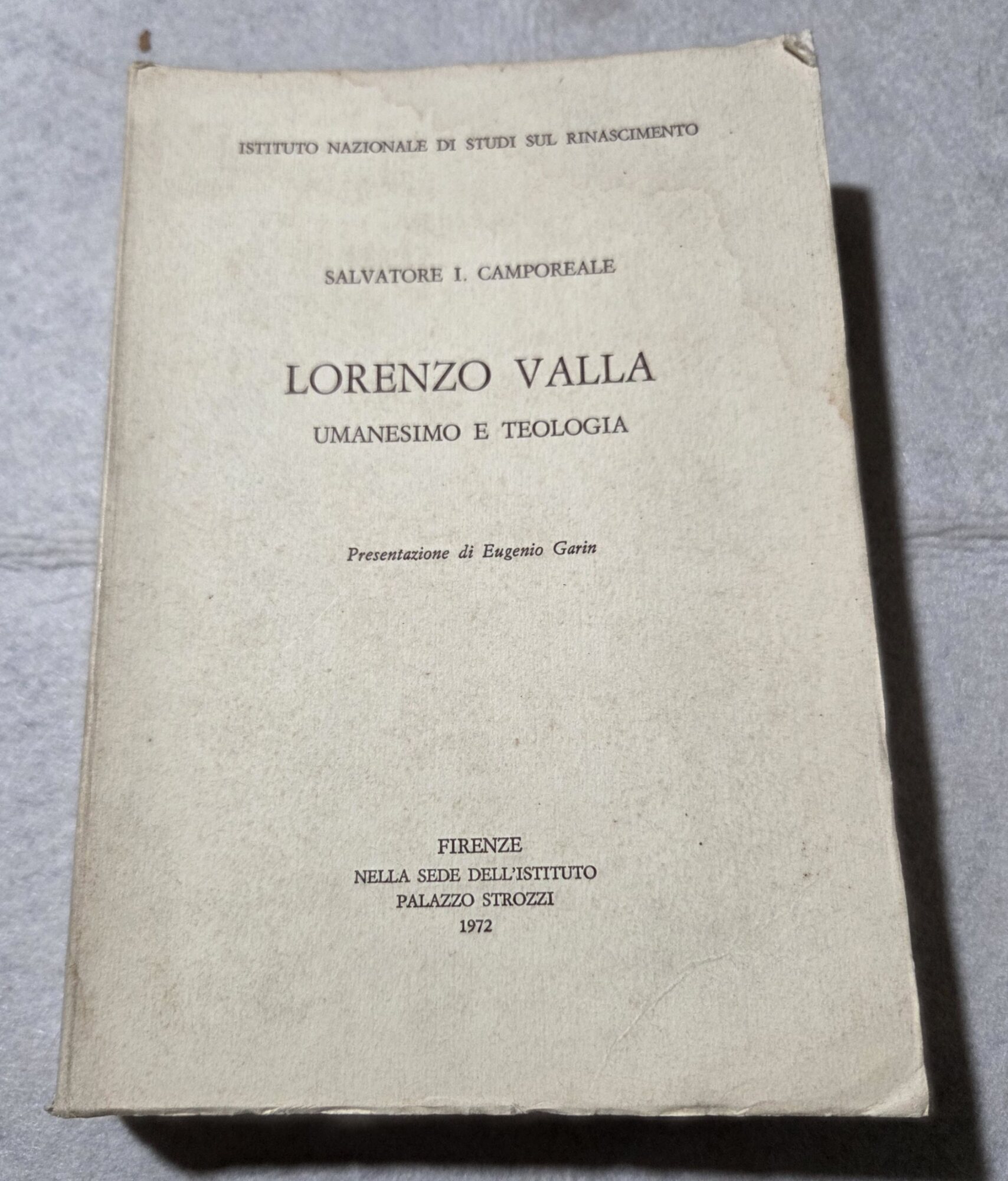 Lorenzo Valla - Umanesimo e Teologia
