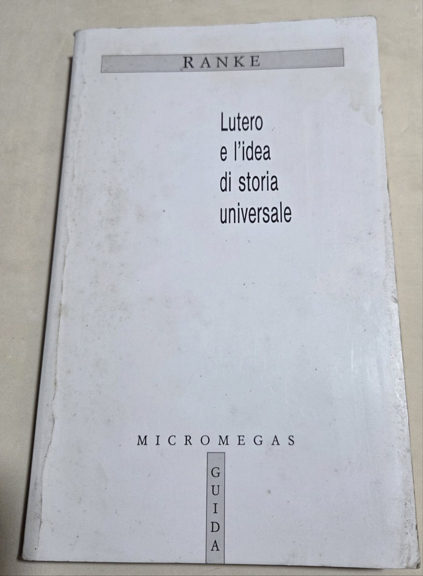Lutero e l'idea di storia universale