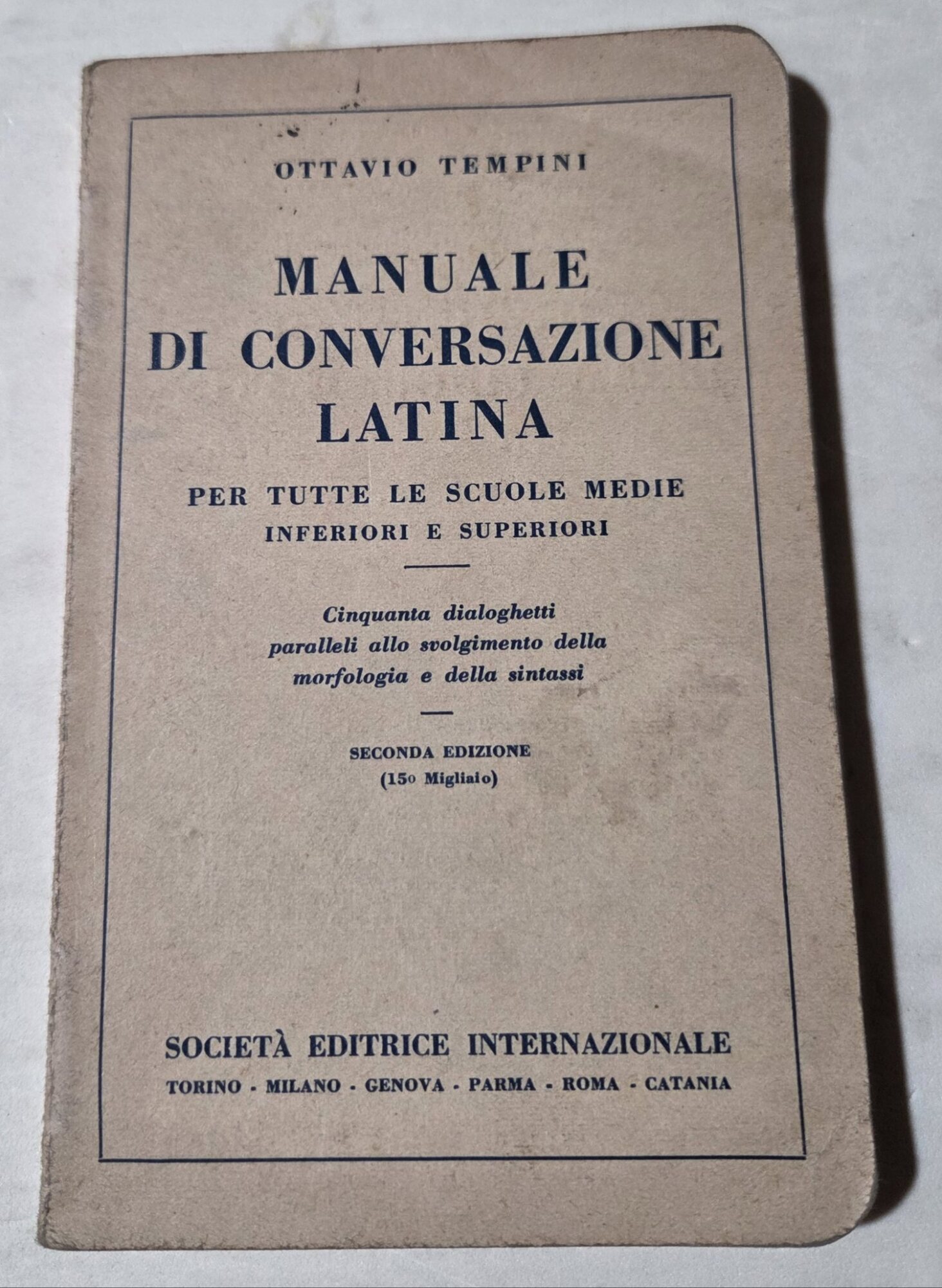 Manuale di conversazione latina