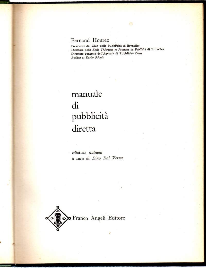 MANUALE DI PUBBLICITA' DIRETTA