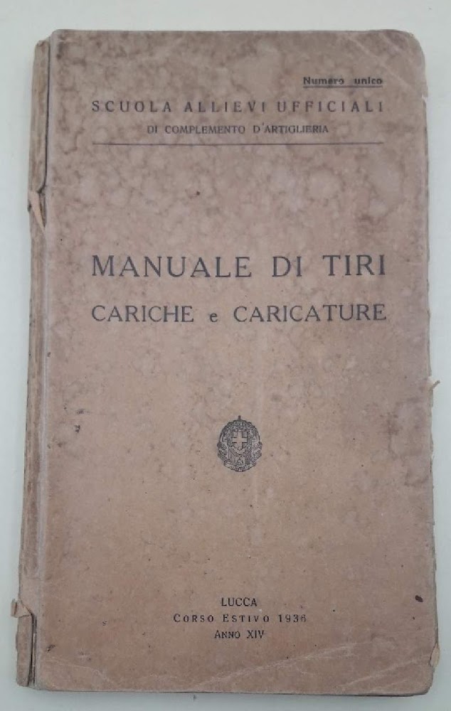 MANUALE DI TIRI CARICHE E CARICATURE(1936)