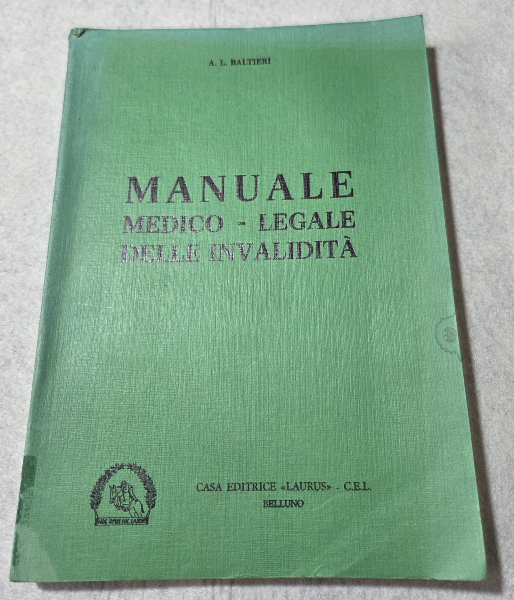 Manuale Medico-Legale dell' invalidita'