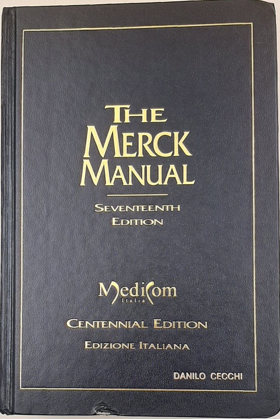 Manuale Merck - Diagnosi e terapia- edizione del centenario