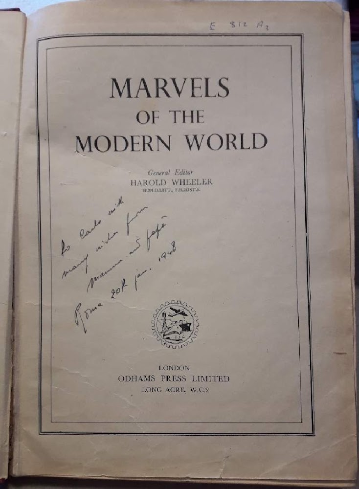MARVELS OF THE MODERN WORLD(Anni '40)