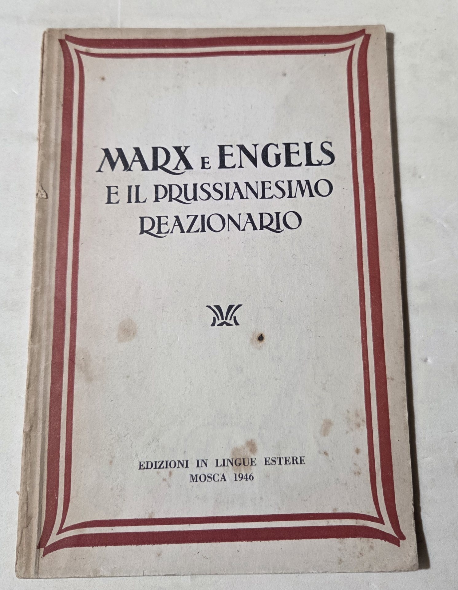 Marx e Engels e il prussianesimo reazionario