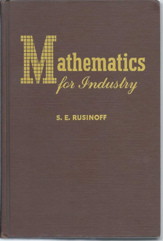 MATHEMATICS FOR INDUSTRY